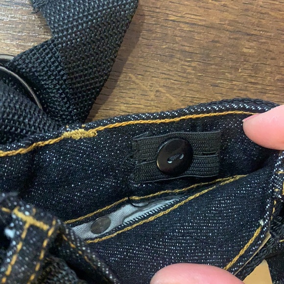 New BOY’S M. Gordon Black DENIM JEANS STRAIGHT LEG - Picture 8 of 14